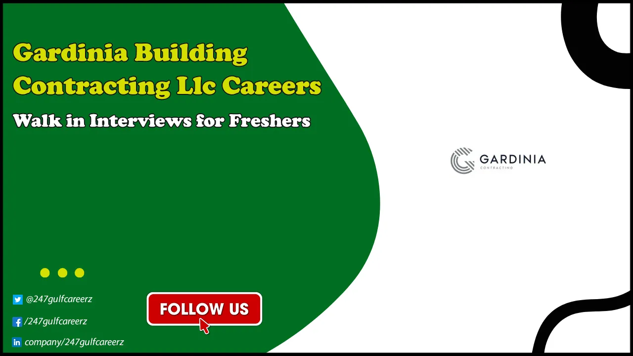 Gardinia Building Contracting LLC Careers