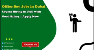 Office Boy Jobs in Dubai
