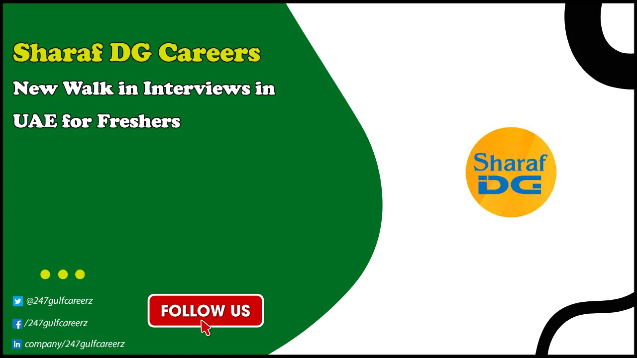 Sharaf DG Careers