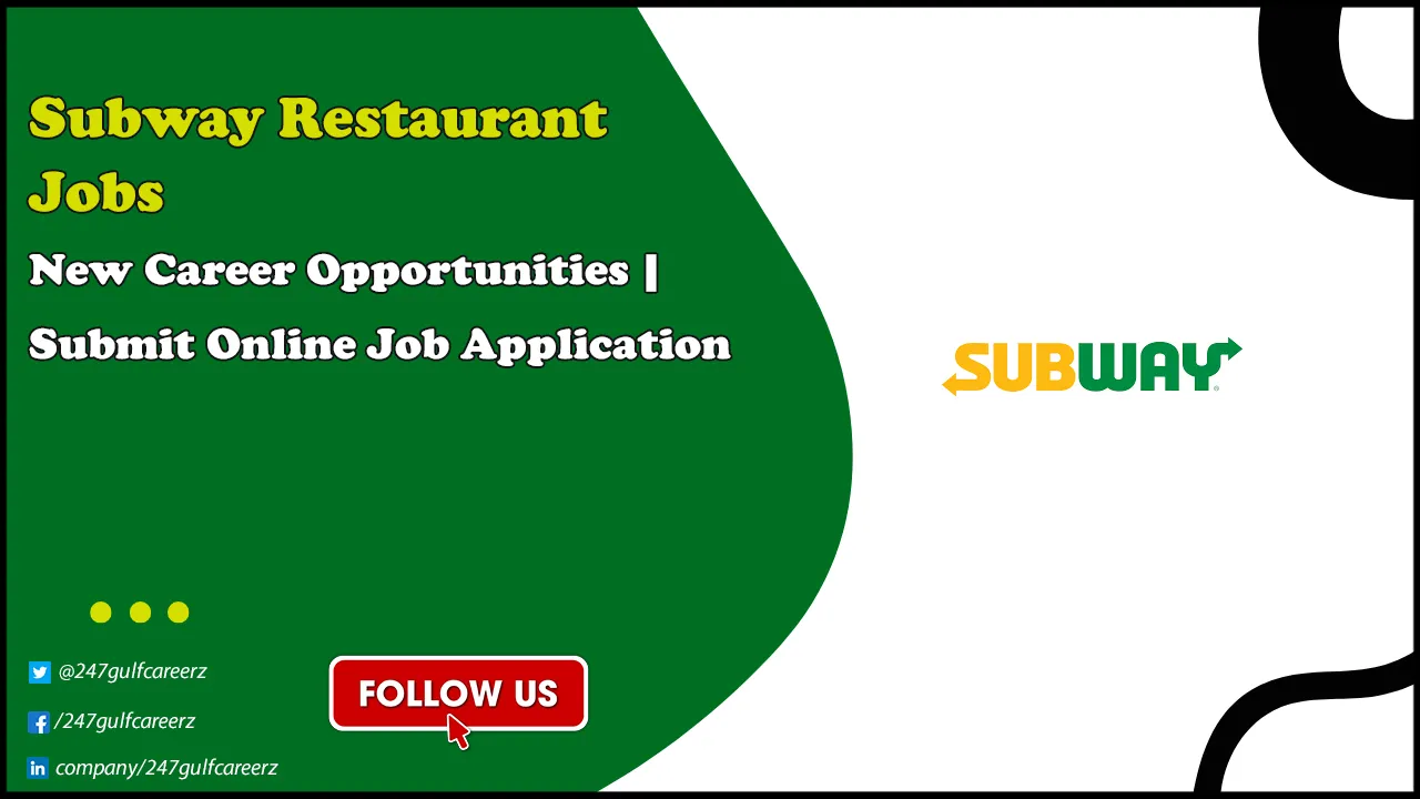 Subway Restaurant Jobs